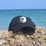 Distressed Black Cap